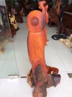 Tượng đạt ma, đứng gốc tùng, gỗ hương đá Krongpa Gia lai