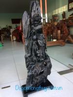 Tượng đạt ma giáo hóa gỗ mun sừng Nha Trang 