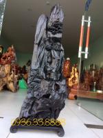 Tượng đạt ma giáo hóa gỗ mun sừng Nha Trang 
